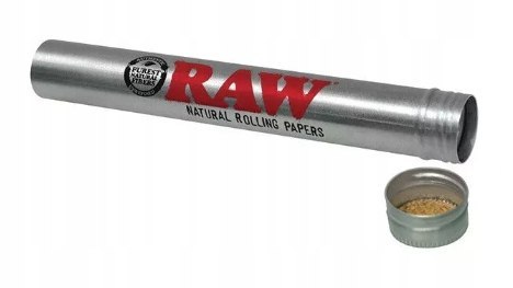 RAW Aluminum Tube Schowek pojemnik Tuba Etui na blunt CBD skręt joint CBG RAW Aluminum Tube Schowek pojemnik Tuba Etui na blunt CBD skręt joint CBG