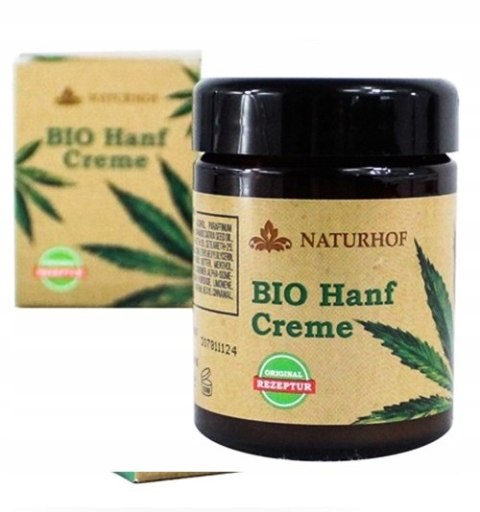 Organiczny krem konopny Naturhof 100ml dla skóry suchej i wrażliwej