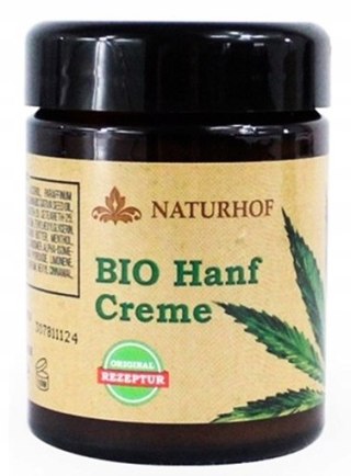 Organiczny krem konopny Naturhof 100ml dla skóry suchej i wrażliwej