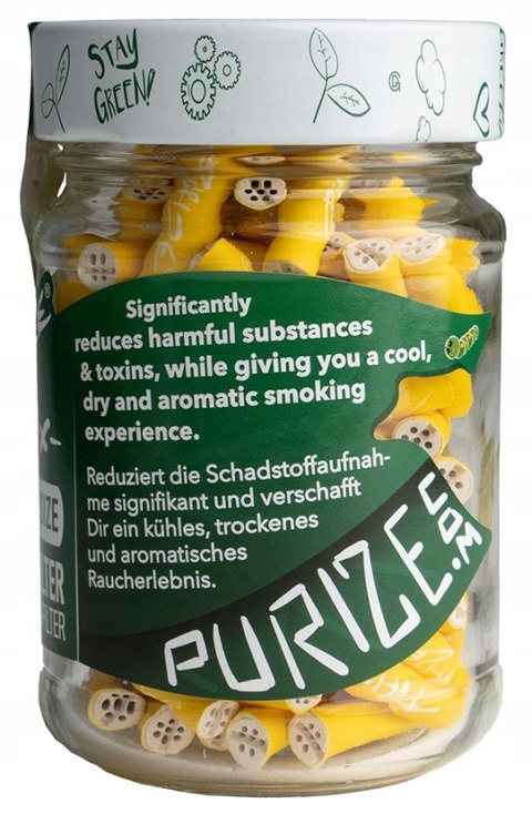 PURIZE Xtra Slim|Aktywne Filtry węglowe|Filterki z węglem aktywnym 100 szt. PURIZE Xtra Slim|Aktywne Filtry węglowe|Filterki z węglem aktywnym 100 szt.