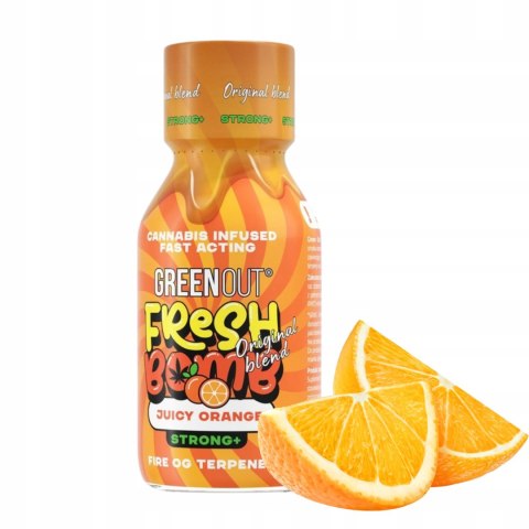 3x Green Out Shot Konopny CBDFresh Bomb Strong+ Strawberry & Apple & Orange 3x Green Out Shot Konopny CBDFresh Bomb Strong+ Strawberry & Apple & Orange