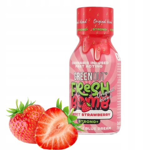3x Green Out Shot Konopny CBDFresh Bomb Strong+ Strawberry & Apple & Orange 3x Green Out Shot Konopny CBDFresh Bomb Strong+ Strawberry & Apple & Orange