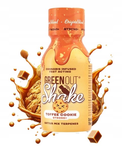 Green Out Olejek konopny CBD|Shot Fresh Bomb TOFFEE COOKIE|STRONG+ 200ml Green Out Olejek konopny CBD|Shot Fresh Bomb TOFFEE COOKIE|STRONG+ 200ml