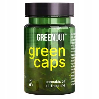 Kapsułki konopne Green Out Green Caps + Terpeny L-Theanine od Dutch Therapy