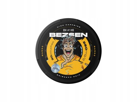 Woreczki Kofeinowe BEZSEN Snusy Energetyczne BEZZER Kofeina BEZ CUKRU 250mg