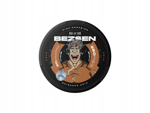 Woreczki Kofeinowe BEZSEN Snusy Energetyczne BEZZER Kofeina BEZ CUKRU 250mg