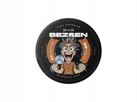 Woreczki Kofeinowe BEZSEN Snusy Energetyczne BEZZER Kofeina BEZ CUKRU 85mg
