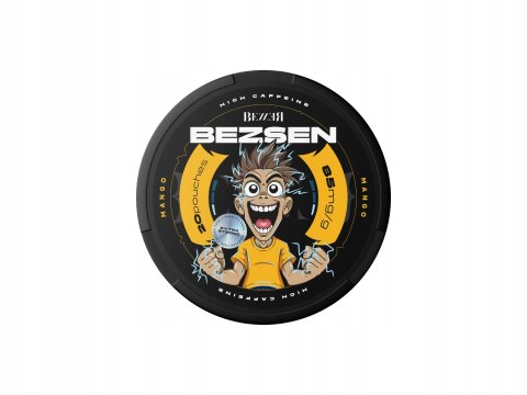 Woreczki Kofeinowe BEZSEN Snusy Energetyczne BEZZER Kofeina BEZ CUKRU 85mg