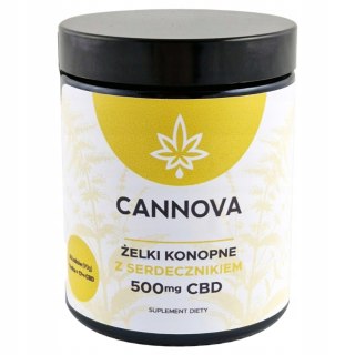 Żelki konopne CANNOVA + Serdecznik CBD 500mg/90g